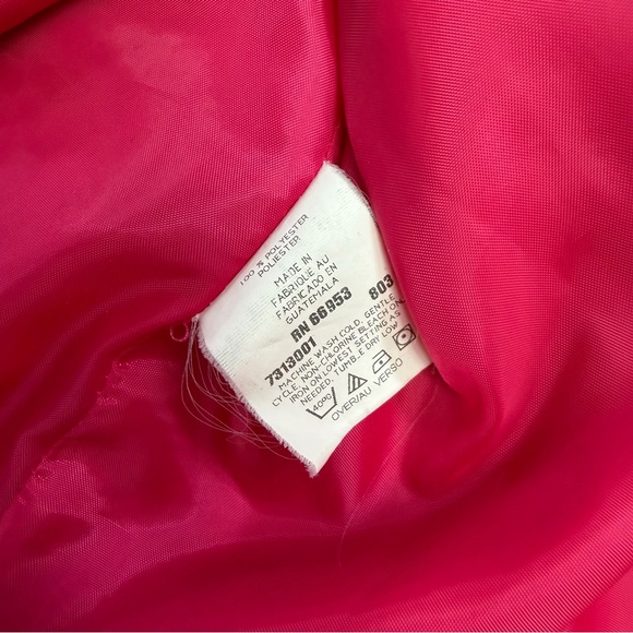 80’s 90’s Vintage Joan Leslie Hot Pink Blazer Jacket Size 14 - Picture 5 of 6